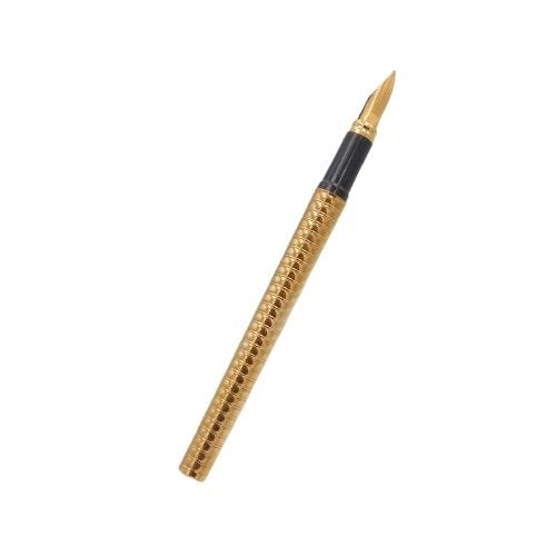 DUPONTS.T. Dupont Classique Fountain Pen Model 41021 - Gold - Plated FinishPENEcecile