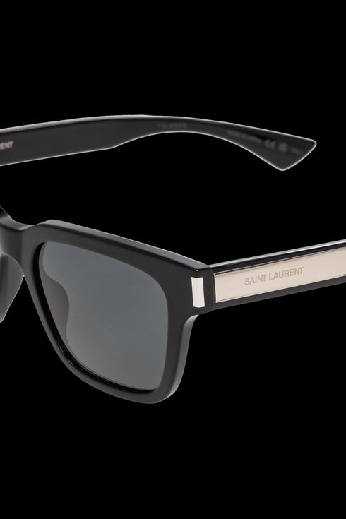 SAINT LAURENTSaint Laurent SL 790 Tortoiseshell Square Sunglasses – 53 mm BlackEYEWEAREcecile