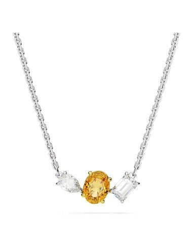 SWAROVSKISwarovski 5668277 Mesmera Pendant Necklace - Mixed Cuts, Yellow and White Crystals, Mixed Metal FinishBIJOUXEcecile