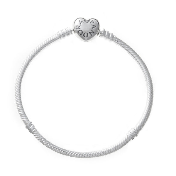 PANDORAPandora Moments 590719 - 16 Heart Clasp Snake Chain Bracelet - 16cm Sterling SilverBIJOUXEcecile