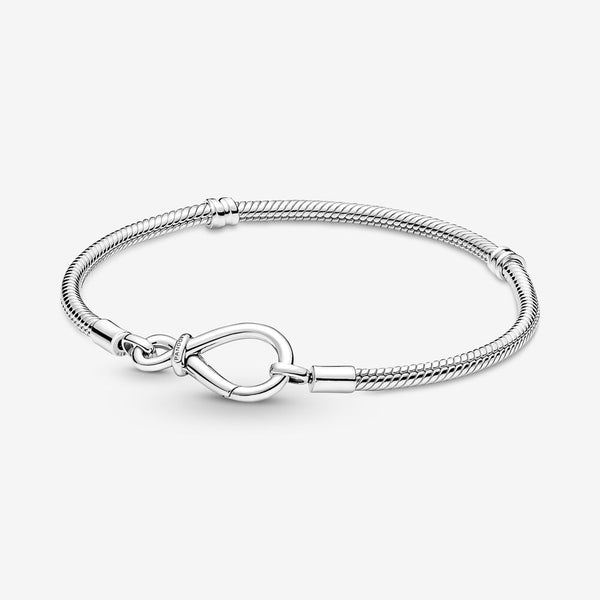 PANDORAPandora Moments Infinity Knot Snake Chain Bracelet - Sterling Silver, 17 cmBIJOUXEcecile