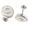 DUPONTS.T. Dupont Palladium Finish Cufflinks Model 5913 - Black Lacquer InlayBIJOXEcecile