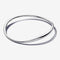 PANDORAPandora 593317C00 - 2 Organically Shaped Bangle - Sterling Silver, Size 19 cmBIJOUXEcecile