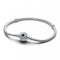 PANDORAPandora Moments 593584C01 - 19 Snake Chain Bracelet with North Star Clasp - Sterling Silver, Cubic Zirconia, 19cmBIJOUXEcecile