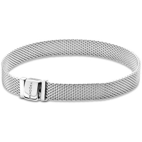 PANDORAPandora 597712 - 17 Reflexions Mesh Bracelet – Sterling Silver, 17cm, Modern DesignBIJOUXEcecile