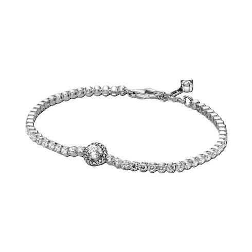 PANDORAPandora Sparkling Halo Tennis Bracelet 599416C01 - 18 - Sterling Silver, Cubic Zirconia, 18cmBIJOUXEcecile