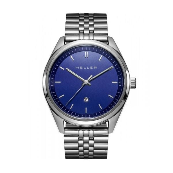 MELLERMeller Ekon Dag Blue 6PA - 3SILVER Men's Watch - Blue Dial, Silver Stainless Steel BraceletWATCHESEcecile