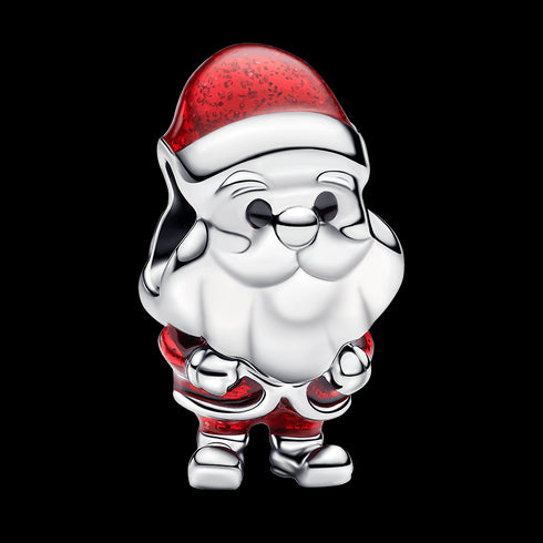 PANDORAPandora 793593C01 Playful Santa Charm - Sterling Silver & Glittery EnamelBIJOUXEcecile