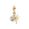 PANDORAPandora 763588C01 Engravable North Star Lab - Grown Diamond Dangle Charm - Two - ToneBIJOUXEcecile