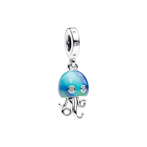 PANDORAPandora 792704C01 Color - changing Jellyfish Charm – Sterling Silver, EnamelBIJOUXEcecile