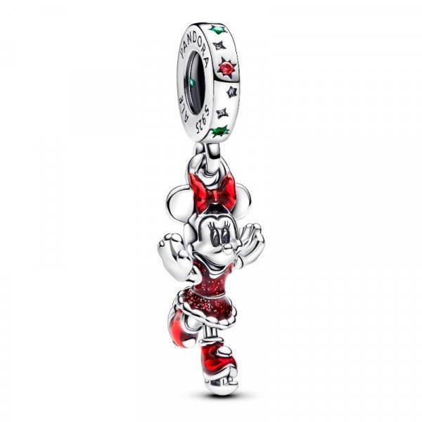 PANDORAPandora Disney 793530C01 Minnie Mouse Ice Skating Dangle Charm - Sterling Silver, Red EnamelBIJOUXEcecile