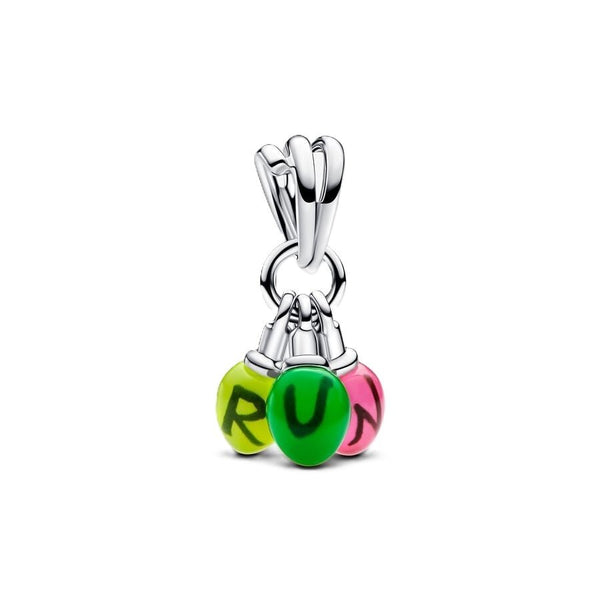 PANDORAPandora 793568C01 Stranger Things Glow - in - the - Dark 'RUN' Dangle Charm - Sterling SilverBIJOUXEcecile