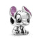PANDORAPandora Disney Lilo & Stitch Charm 798844C01 - Sterling Silver with Purple EnamelBIJOUXEcecile