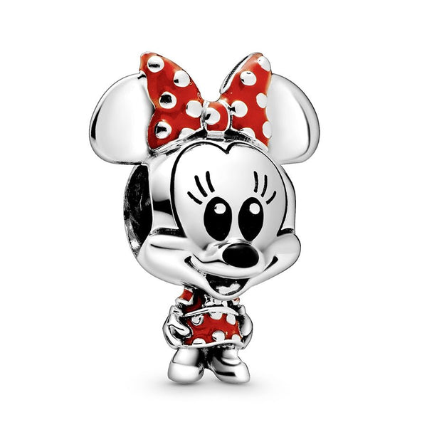 PANDORAPandora 798905C01 Disney Mickey Mouse Charm – Sterling Silver, Red EnamelBIJOUXEcecile