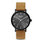FRANK 1967Frank 1967 7FW - 0007 Men's Watch - Black Leather Strap, Green Dial, 42mmWATCHESEcecile