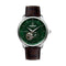 ZEPPELINZeppelin 8166 - 4 LZ120 Bodensee Men's Automatic Watch – Green Dial, Open Heart Design, Brown Leather StrapWATCHESEcecile