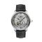ZEPPELINZeppelin Friedrichshafen Automatic Open Heart 8566 - 4 Men's Watch - Silver Dial, Black Leather StrapWATCHESEcecile