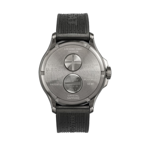 U - BOATU - Boat 8704/D Darkmoon 44mm Blue SS Soleil – Swiss Quartz, Oil - Filled DialWATCHESEcecile