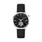 BULOVABulova 96A317 Men's Aerojet Automatic Watch - Stainless Steel Case, Black Leather StrapWATCHESEcecile
