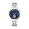BULOVABulova Aerojet 96A320 Men's Automatic Watch - 38mm Stainless Steel Case, Blue Dial, Open Heart DesignWATCHESEcecile