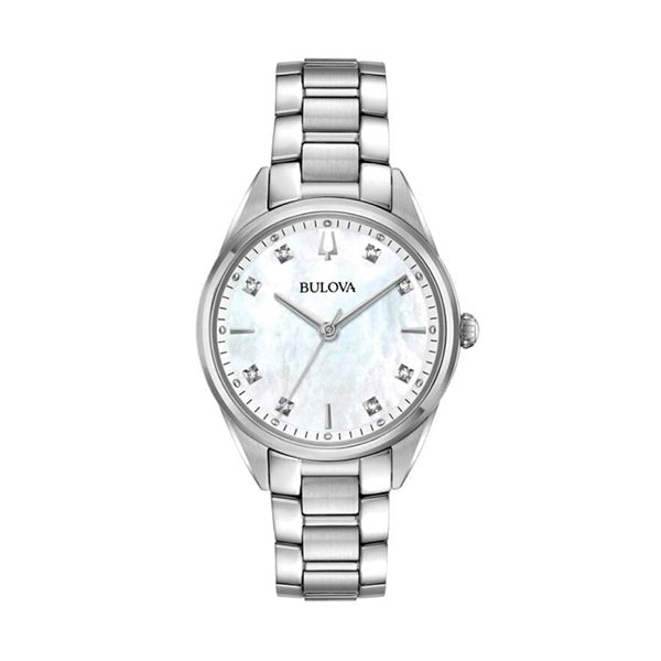 BULOVABulova 96P199 Sutton Lady Women's Watch - Mother - of - Pearl Dial, Stainless Steel BraceletWATCHESEcecile