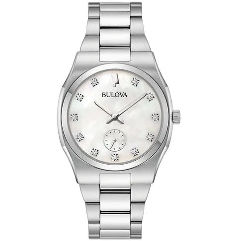 BULOVABulova Surveyor 96P242 Women's Watch - Mother - of - Pearl Dial, Stainless Steel BraceletWATCHESEcecile