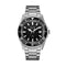 BULOVABulova Marine Star 98B203 Men's Watch - Black Dial, Stainless Steel BraceletWATCHESEcecile