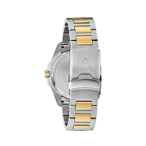 BULOVABulova Marine Star 98B334 Men's 43mm Two - Tone SS Watch, Blue Dial, Date DisplayWATCHESEcecile