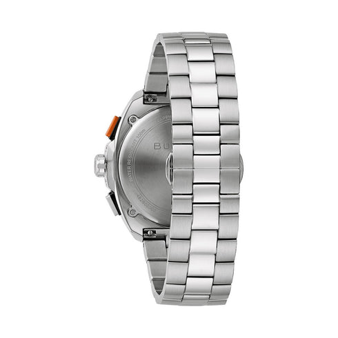BULOVABulova 98B432 Racer Chronograph Men's Watch - Blue Dial, Stainless Steel BraceletWATCHESEcecile