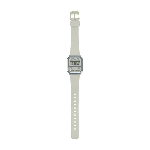 CASIO & VINTAGECasio A100WEF - 8AEF Unisex Digital Watch - Silver - Tone Stainless Steel, Retro DesignWATCHESEcecile