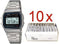 CASIO & VINTAGECasio Mod. Vintage Gent Silver **Pack 10 Pcs**WATCHESEcecile