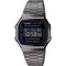 CASIO & VINTAGECasio A168WEGG - 1BEF Unisex Digital Watch - Black Ion - Plated Stainless Steel Band, Vintage StyleWATCHESEcecile