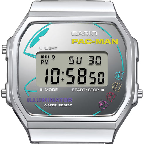 CASIO & VINTAGECasio Vintage A168WEPC - 7AER PAC - MAN Limited Edition Watch – Silver Stainless Steel, Digital DisplayWATCHESEcecile