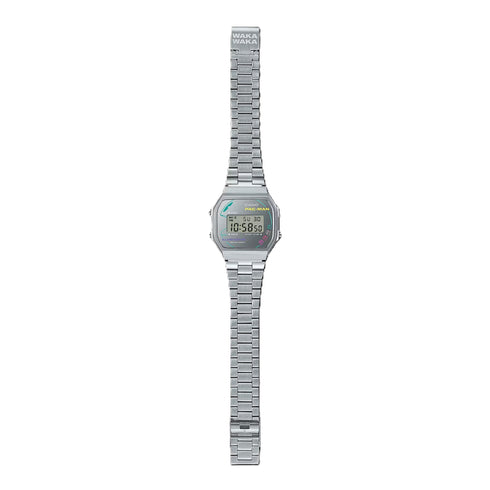 CASIO & VINTAGECasio Vintage A168WEPC - 7AER PAC - MAN Limited Edition Watch – Silver Stainless Steel, Digital DisplayWATCHESEcecile
