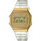 CASIO & VINTAGECasio A168XESG - 9AEF Unisex Digital Watch – Gold - Tone Case, Translucent Band, IlluminatorWATCHESEcecile