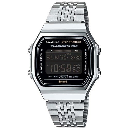 CASIO & VINTAGECasio ABL - 100WE - 1BEF Unisex Digital Watch - Black Dial, Bluetooth, Step TrackerWATCHESEcecile