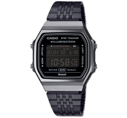 CASIO & VINTAGECasio ABL - 100WEGG - 1BEF Unisex Digital Watch - Black Finish, Bluetooth, Step TrackerWATCHESEcecile