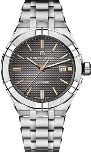 MAURICE LACROIXMaurice Lacroix AI6008 - SS002 - 331 - 1 Men's Aikon Automatic 42mm Watch, Anthracite Dial, Stainless Steel BraceletWATCHESEcecile
