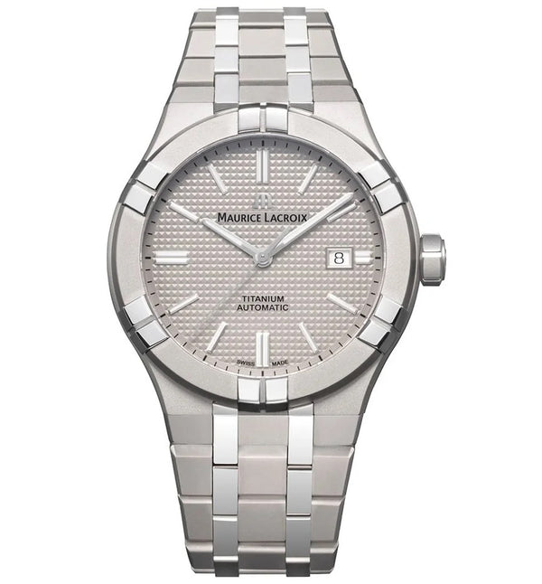MAURICE LACROIXMaurice Lacroix AIKON Automatic Titanium Men's Watch AI6008 - TT032 - 230 - 1 - Grey Dial, Titanium Case & BraceletWATCHESEcecile