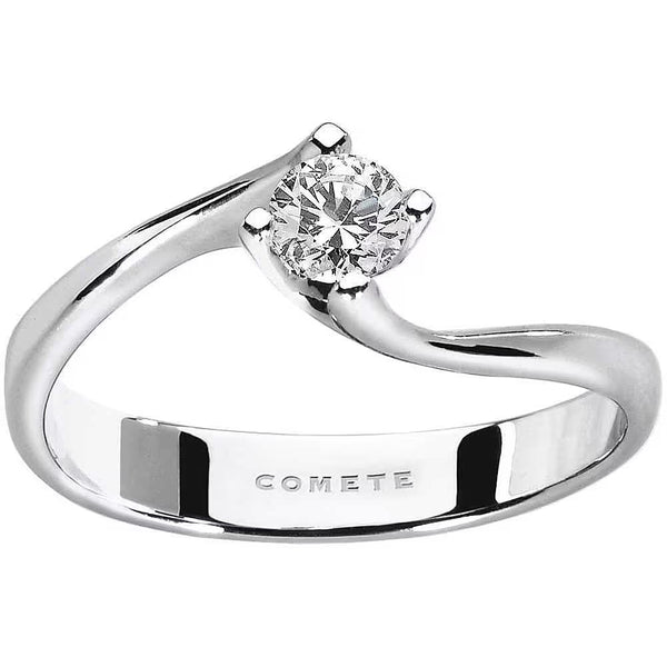 COMETEComete ANB2034 Yellow Gold 18K Solitaire Diamond Ring 0.09 ct G‑SIBIJOUXEcecile
