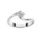 COMETEComete ANB2035 18K White Gold Solitaire Diamond Ring 0.11 ct – ElegantJEWELRYEcecile