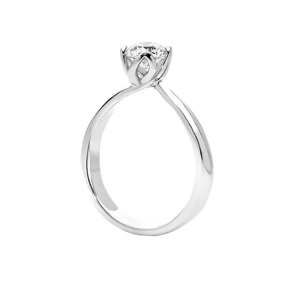 COMETEComete ANB2370 White Gold 18K Solitaire Ring – 0.20 ct Diamond (G/SI)JEWELRYEcecile