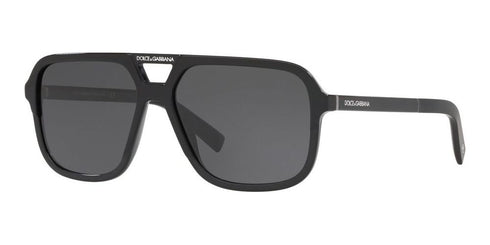 DOLCE & GABBANADolce & Gabbana DG4354 501/87 Unisex Sunglasses - Black Frame, Gray LensesEYEWEAREcecile