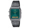 CASIO & VINTAGECasio AQ - 230EGG - 3AEF Unisex Analog - Digital Watch, Green Dial, Stainless Steel BandWATCHESEcecile
