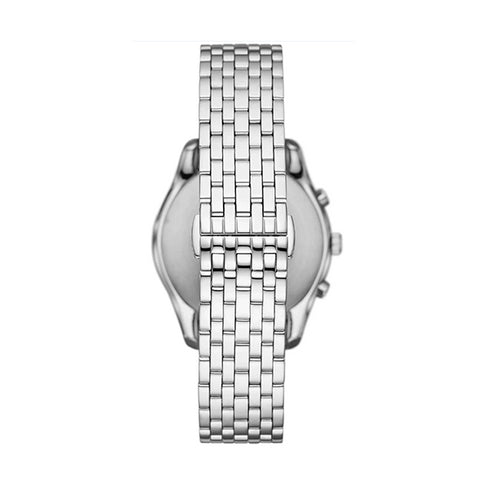 EMPORIO ARMANIEmporio Armani AR11582 Men's Chronograph Watch - Blue Dial, Silver Stainless SteelWATCHESEcecile