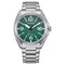 CITIZENCitizen AW1571 - 76X Military Eco - Drive Men's Watch - Green Dial, Stainless Steel BraceletWATCHESEcecile