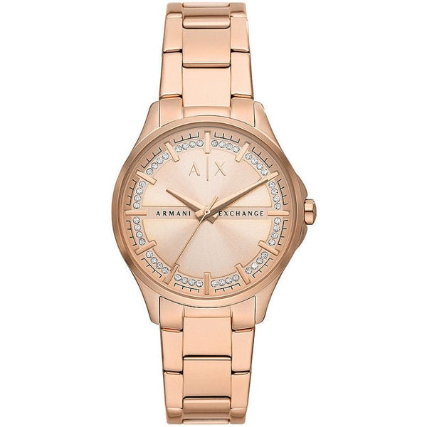 A|X ARMANI EXCHANGEArmani Exchange AX5264 Women's Lady Hampton Rose Gold - Tone Stainless Steel WatchWATCHESEcecile