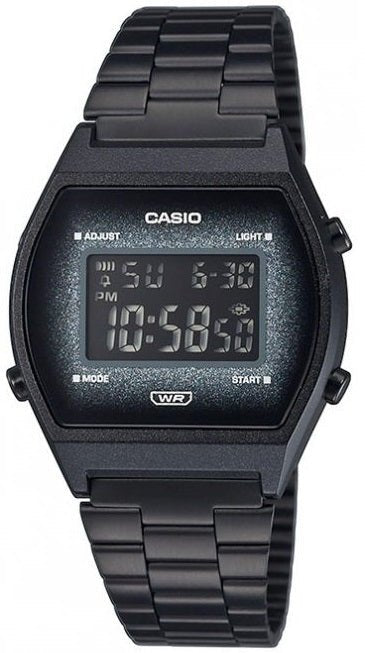 CASIO & VINTAGECasio B - 640WBG - 1B Vintage Digital Watch - Black Dial, Stainless Steel BandWATCHESEcecile