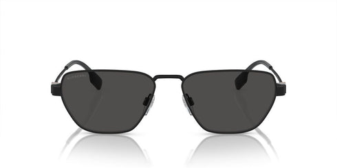 BURBERRYBurberry BE 3146 Unisex Sunglasses - Silver Frame, Grey LensesEYEWEAREcecile