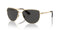 BURBERRYBurberry BE3149 110987 Unisex Sunglasses - Light Gold Frame, Dark Gray LensesEYEWEAREcecile